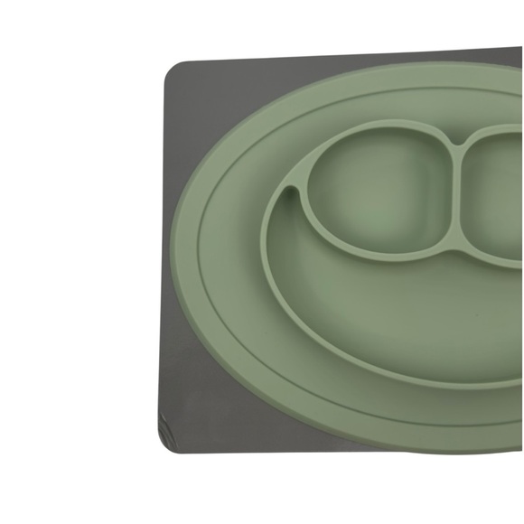 EZPZ The Mini Mat Baby Placemat Food Bowl/Plate Silicone Suction BPA free Sage - Picture 13 of 15